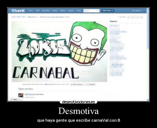 carteles carnaval desmotivaciones