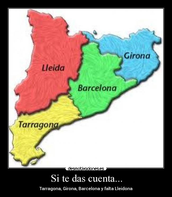 Si te das cuenta... -