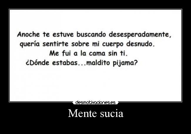Mente sucia - 
