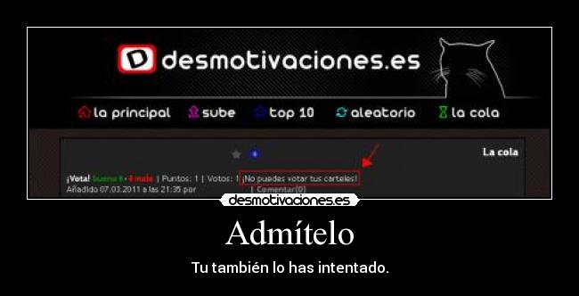 Admítelo -