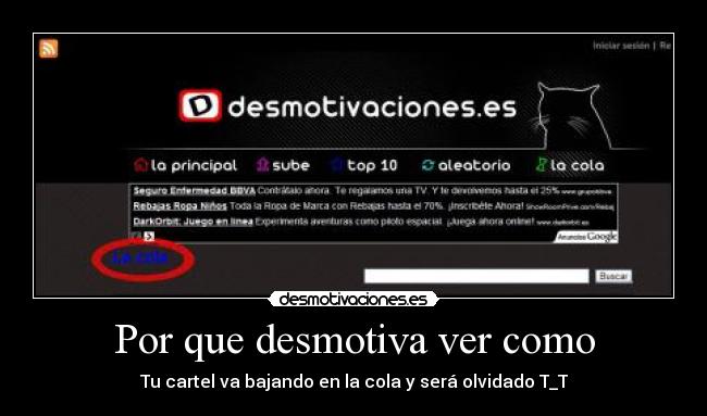 Por que desmotiva ver como - 