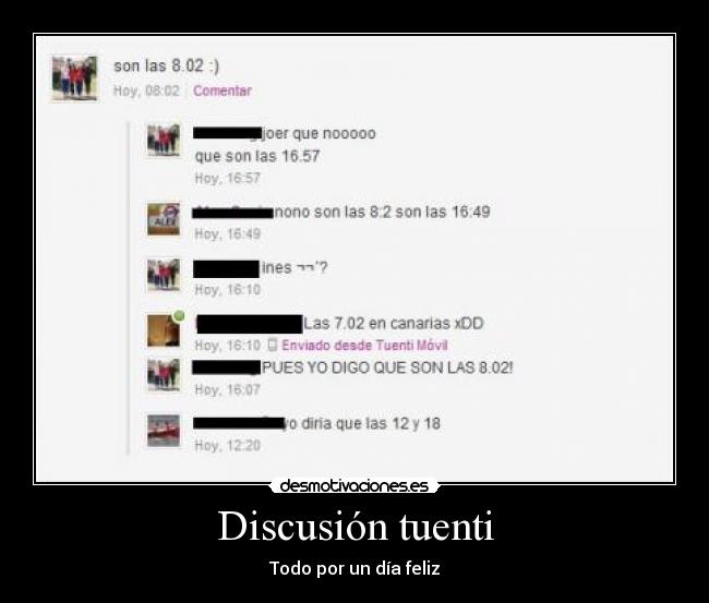 Discusión tuenti - 