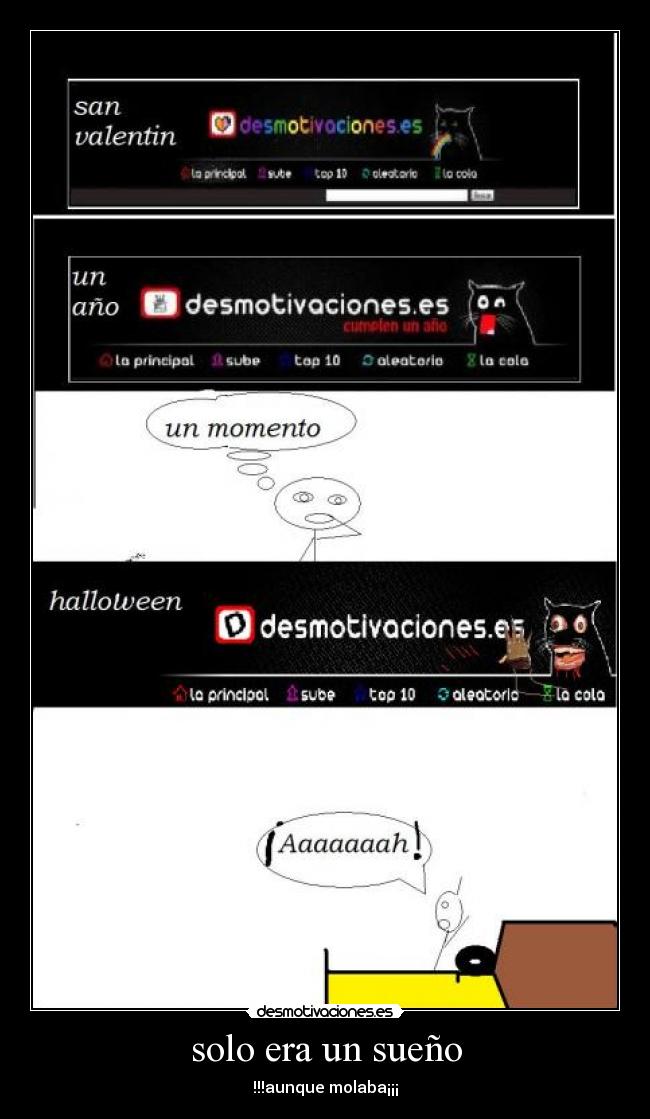 solo era un sueño -