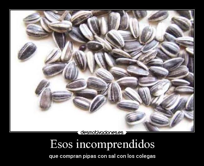 Esos incomprendidos -