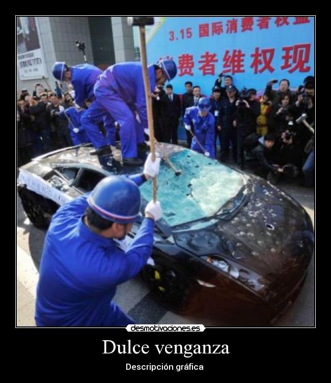 Dulce venganza - Descripción gráfica