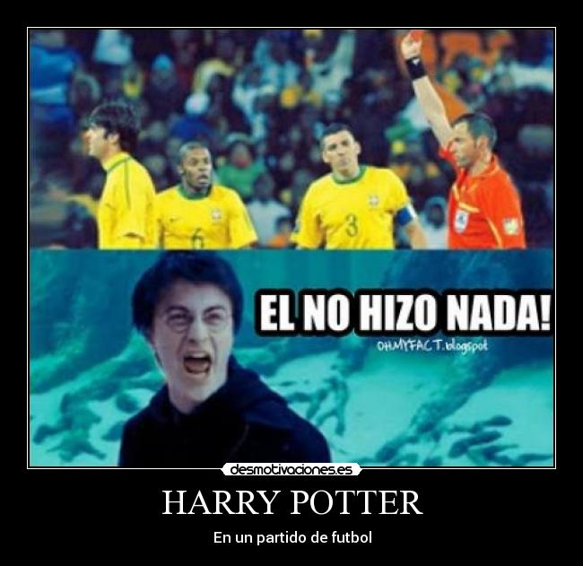 HARRY POTTER - En un partido de futbol