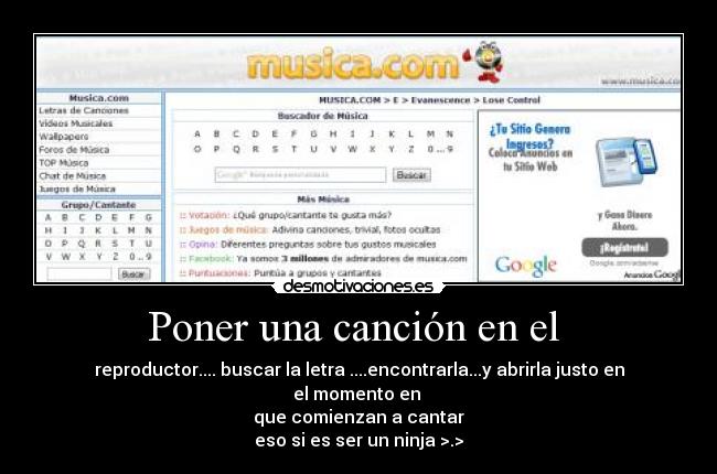 Poner una canción en el  - 