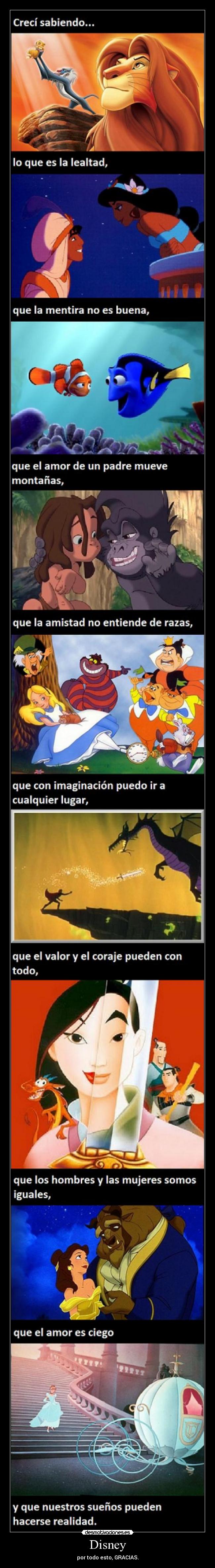Disney - por todo esto, GRACIAS.