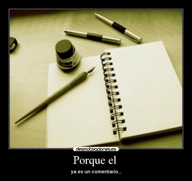 Porque el  - ya es un comentario...