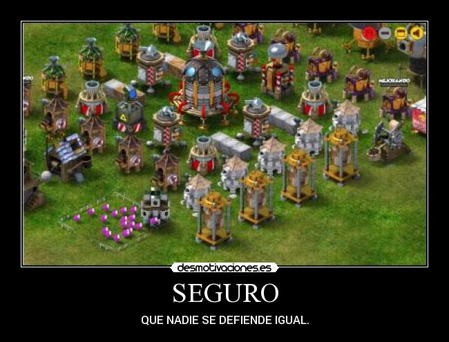 SEGURO - QUE NADIE SE DEFIENDE IGUAL.