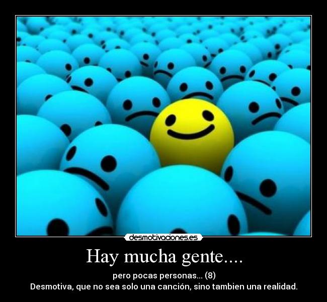 Hay mucha gente.... -