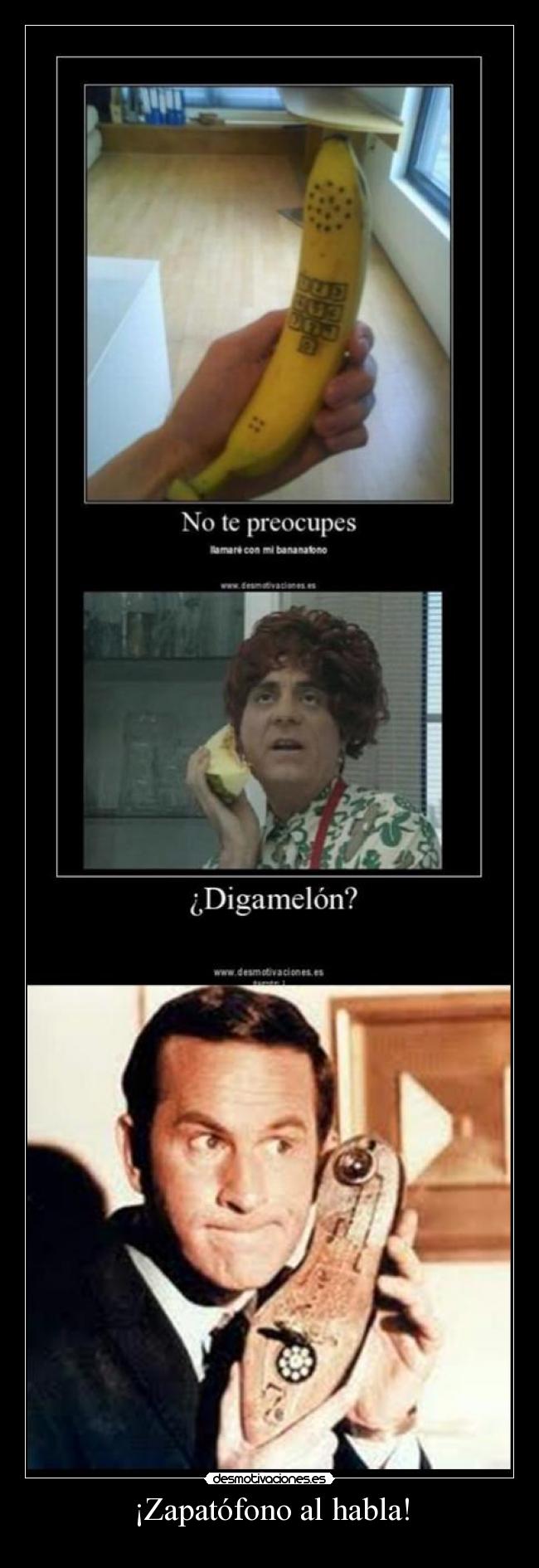 ¡Zapatófono al habla! -