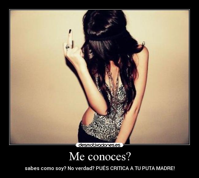 Me conoces? - 