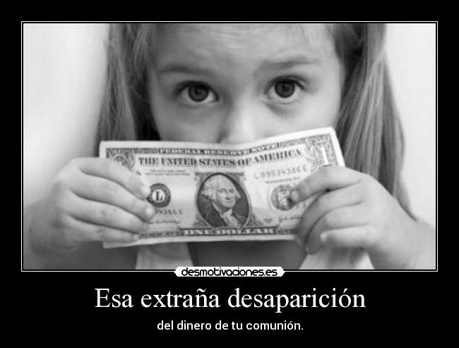 Esa extraña desaparición -