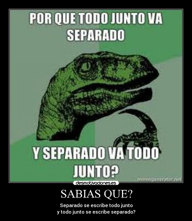 SABIAS QUE? - 