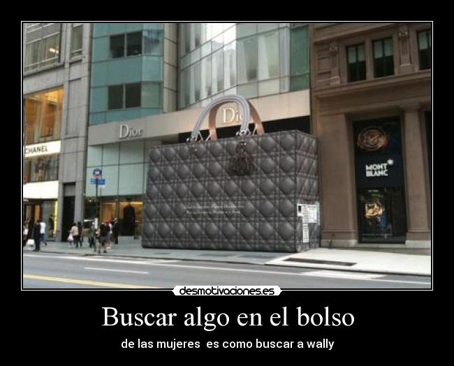 Buscar algo en el bolso - 