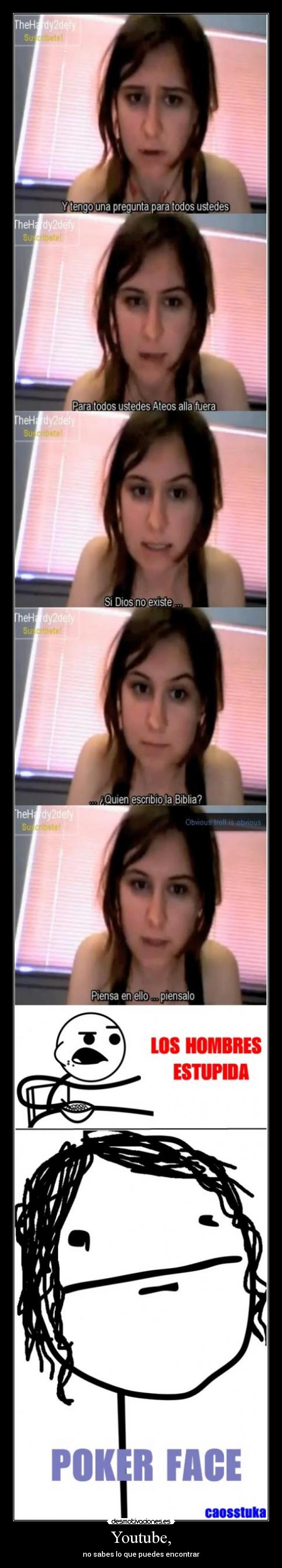 Youtube, - no sabes lo que puedes encontrar