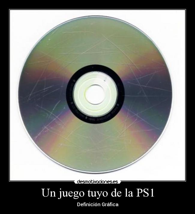 Un juego tuyo de la PS1 - Definición Gráfica