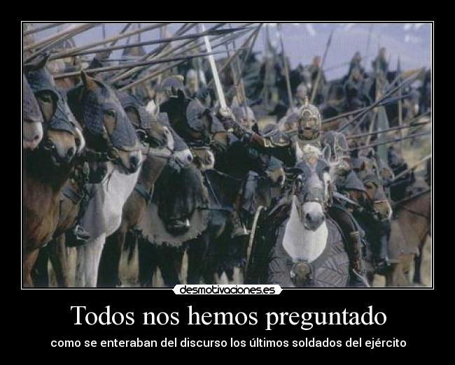 Todos nos hemos preguntado - 