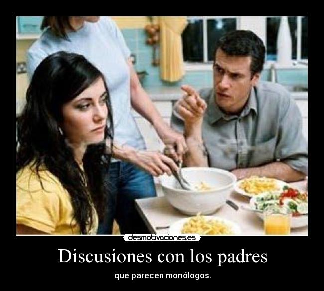 Discusiones con los padres - 