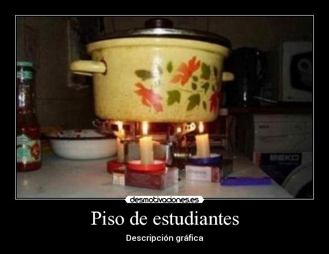 Piso de estudiantes - Descripción gráfica