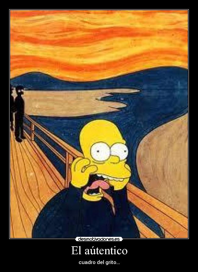El aútentico - cuadro del grito...
