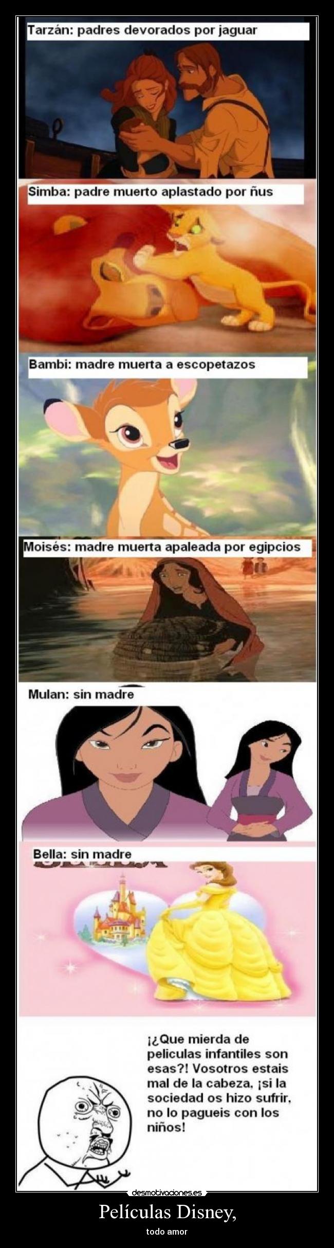 carteles disney desmotivaciones