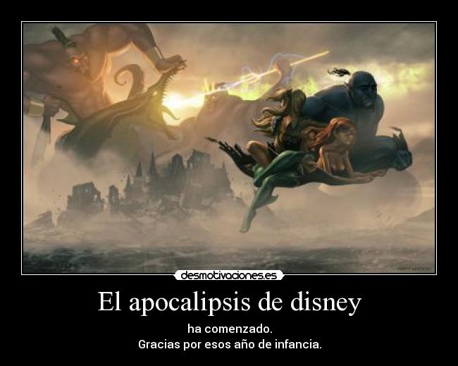 El apocalipsis de disney -