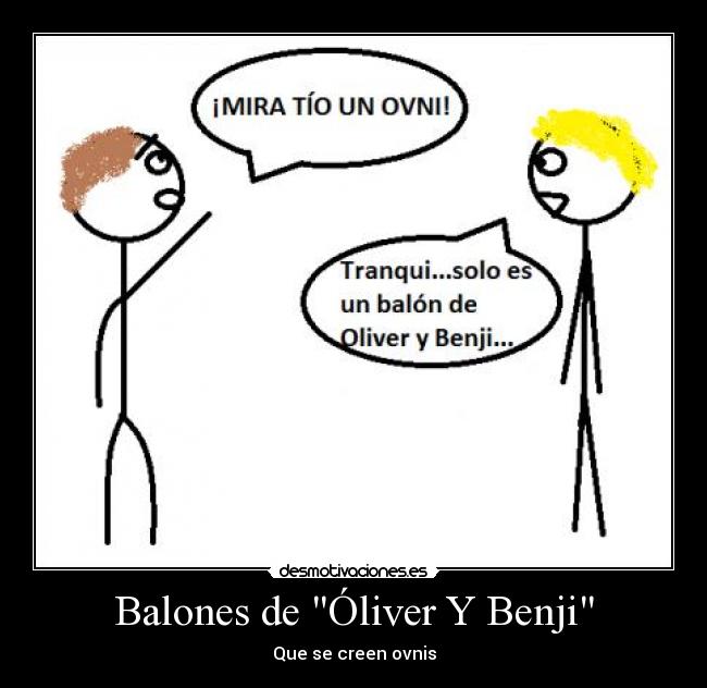 Balones de Óliver Y Benji - 