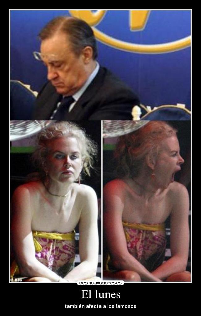 El lunes -