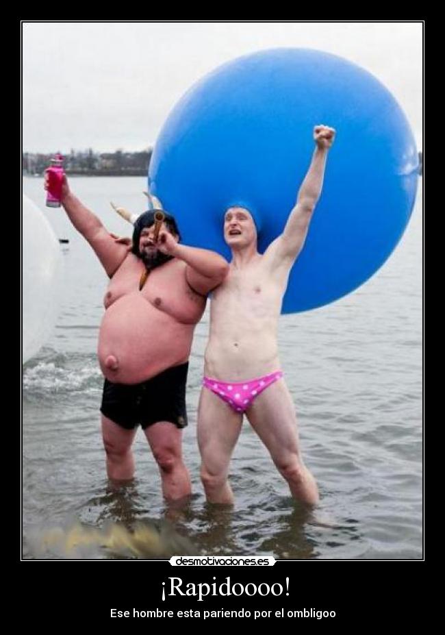 ¡Rapidoooo! - Ese hombre esta pariendo por el ombligoo