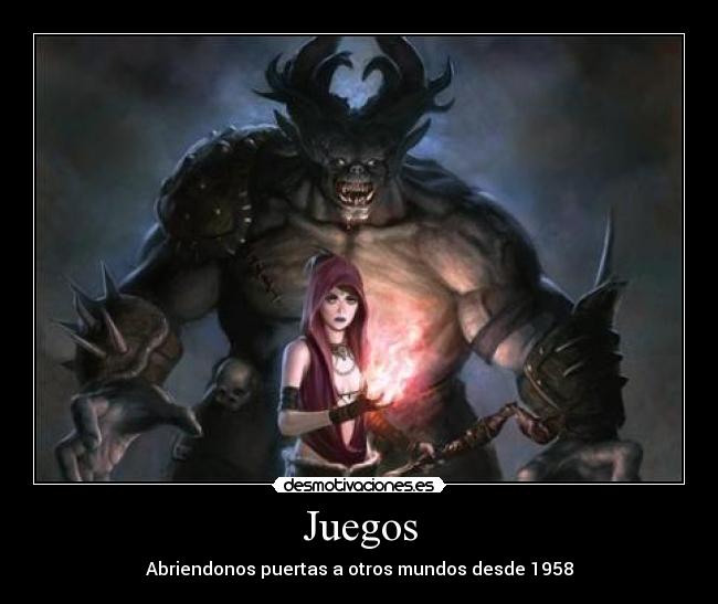 Juegos - Abriendonos puertas a otros mundos desde 1958