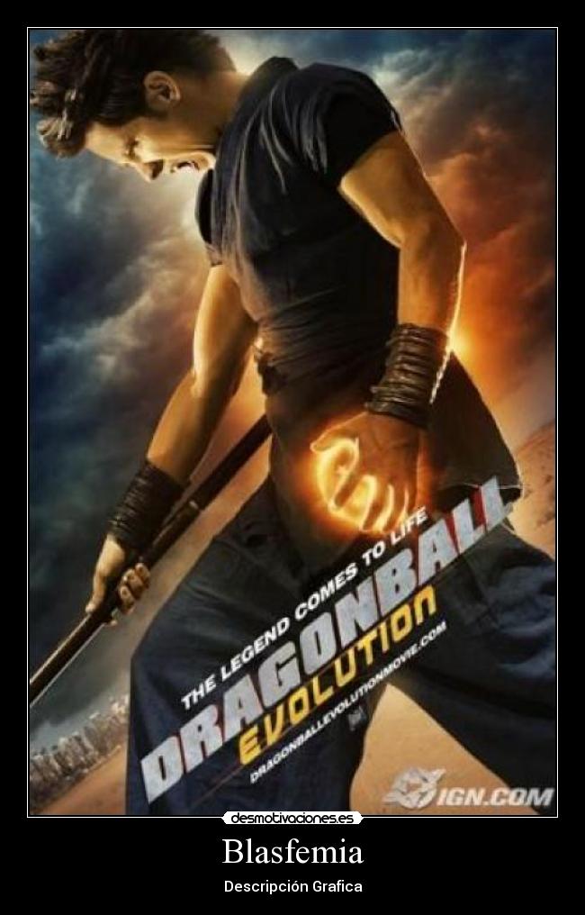 Blasfemia - Descripción Grafica