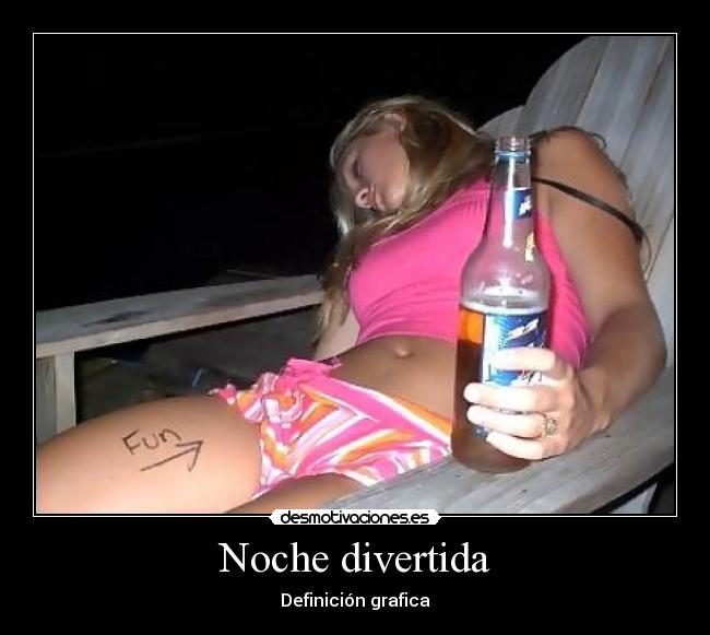 carteles noche divertida desmotivaciones