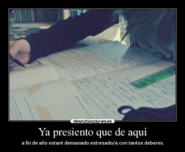 Ya presiento que de aquí -