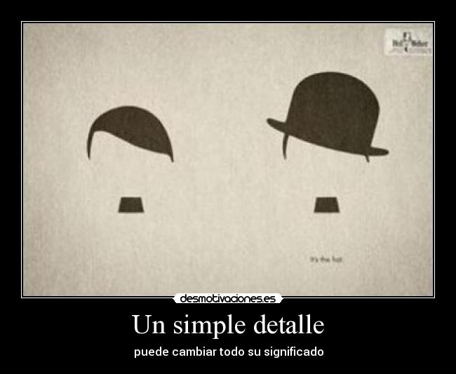 Un simple detalle - 
