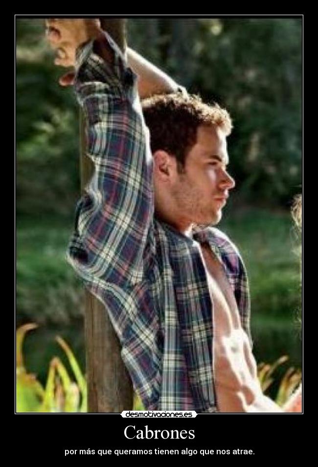 Cabrones - por más que queramos tienen algo que nos atrae.