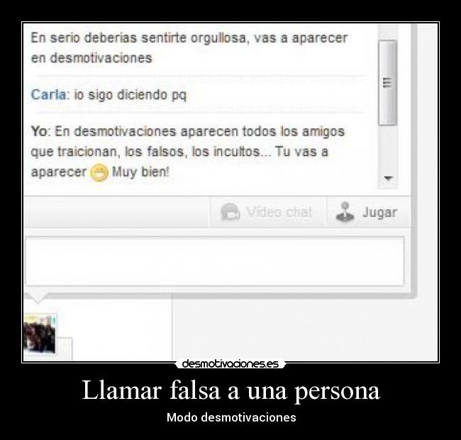 Llamar falsa a una persona - 