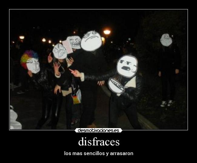 disfraces - los mas sencillos y arrasaron