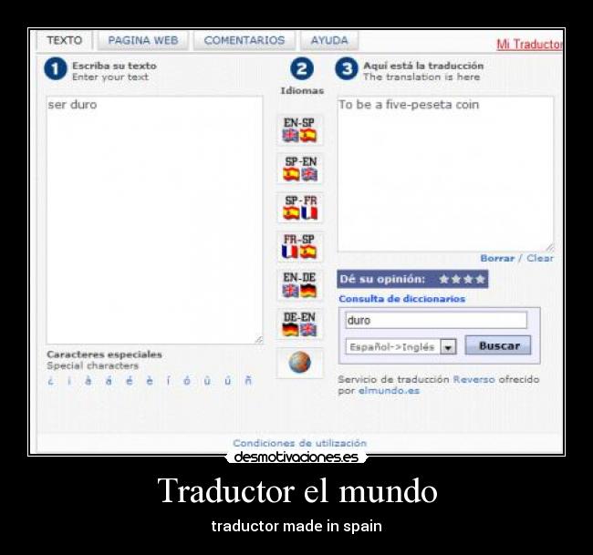 Traductor el mundo -