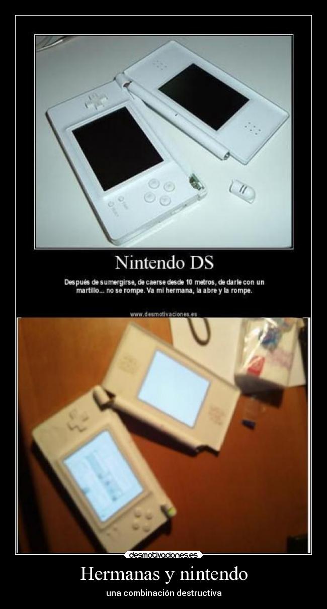 Hermanas y nintendo - una combinación destructiva