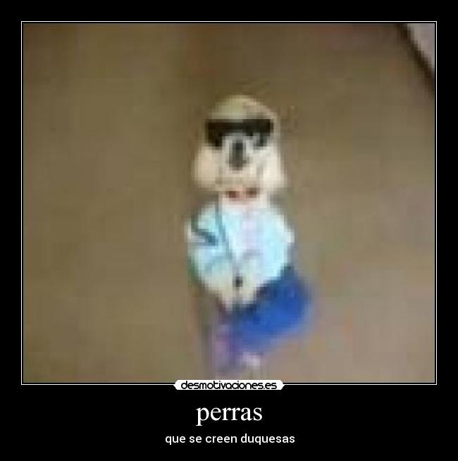 perras - que se creen duquesas