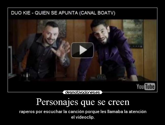 carteles doy kie rap quien apunta boatv personajes creen desmotivaciones