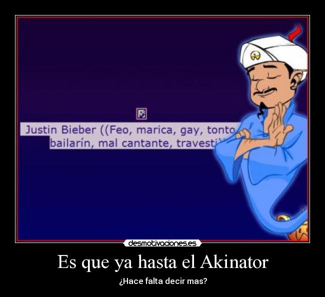 Es que ya hasta el Akinator -