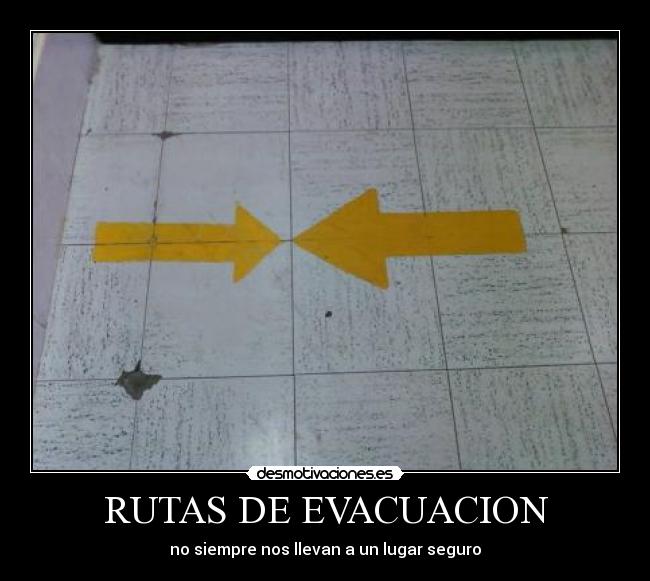 RUTAS DE EVACUACION - 