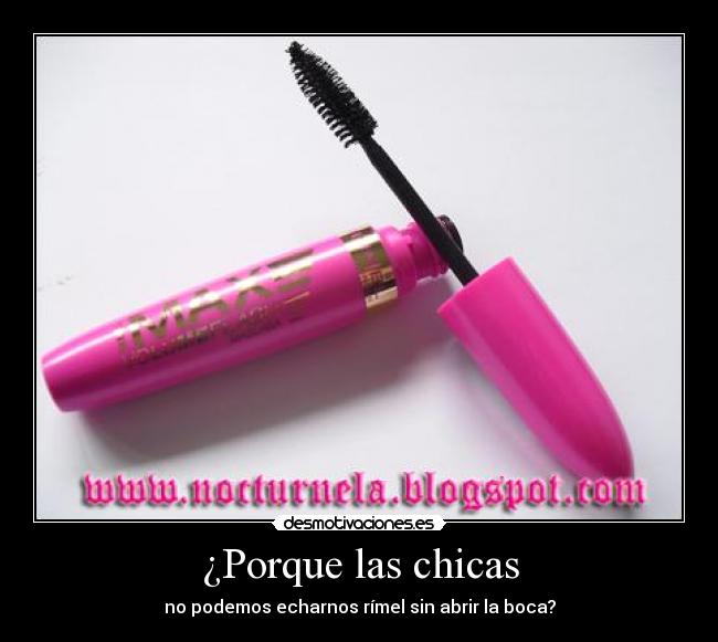 ¿Porque las chicas - 