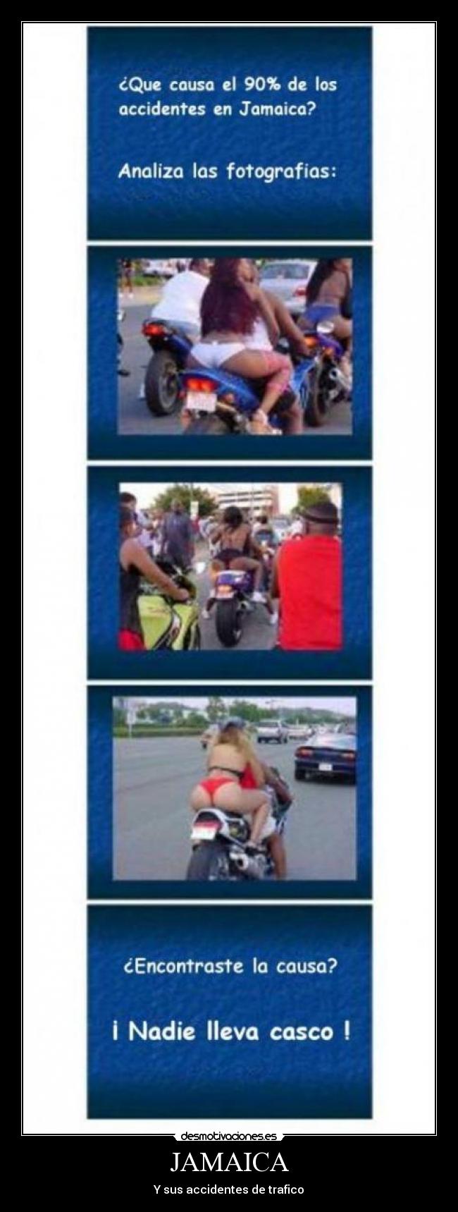 JAMAICA - Y sus accidentes de trafico