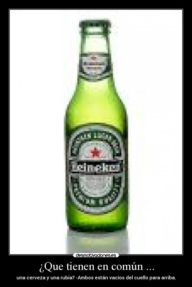 ¿Que tienen en común ... -