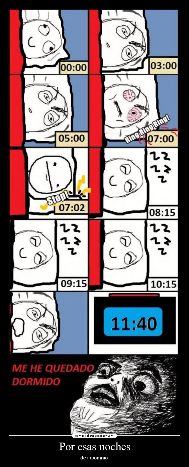 Por esas noches - de insomnio