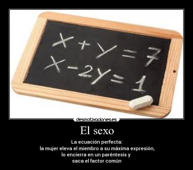 El sexo - 